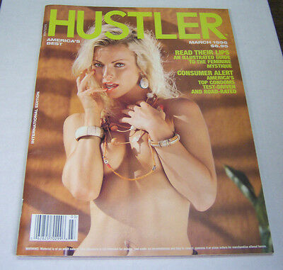 Hustler Adult Magazine March 96 Illustrated Guide to Feminine Mystique 070512JB