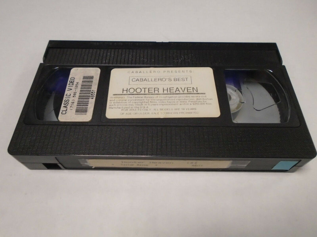 Hooter Heaven Taylor Wayne Caballero Adult VHS 050119AMP2