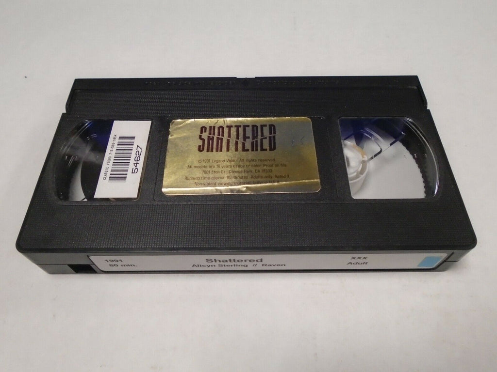 Shattered Alicyn Sterling 1991 80mins Raven Adult VHS 031319AMP2