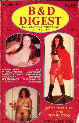 B & D Digest Festish Contact Magazine #8 1970's 091118lm-ep
