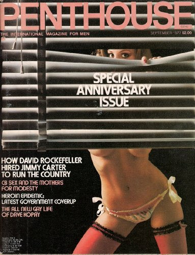 PENTHOUSE SEPTEMBER 1977 HEROIN EPIDEMIC THE ALL NEW GAY LIFE OF DAVE KOPAY JIMMY CARTER AND MORE! [Paperback] Bob Guccione