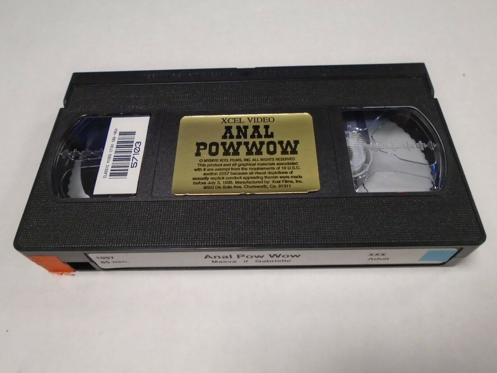 Anal Powwow Maeva Gabrielle 1997 85mins Xcel Adult VHS 021519AMP2