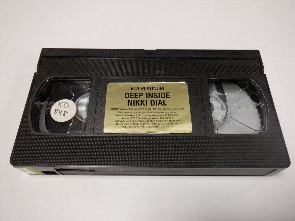 Deep Inside Nikki Dial VCA Platinum 1995 Adult VHS 123019AMP2