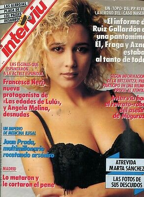 Interviu Spanish Magazine Marta Sanchez #734 June 1990 042918lm-ep