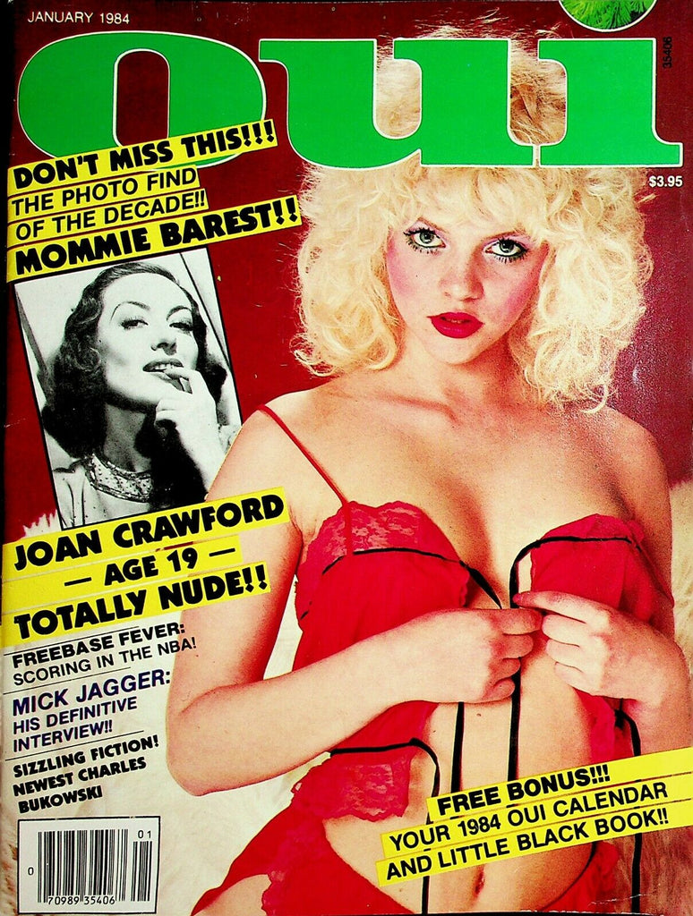 Oui Magazine John Crawford Nude / Mick Jagger January 1984 052220lm-ep
