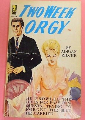 Two Week Orgy Novel by Adrian Zilche 1965 122313lm-epa