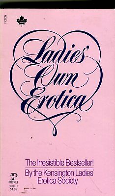 Ladies Own Erotica Novel by Kensington Ladies 1986 Pocket Book 042814lm-epa