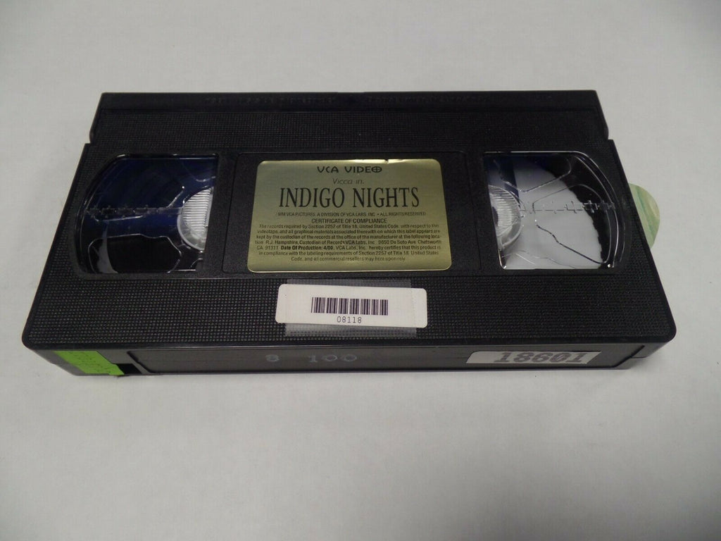Indigo Nights VCA Video 1991 Lee Stone Herschel Savage Adult VHS 030419AMP3