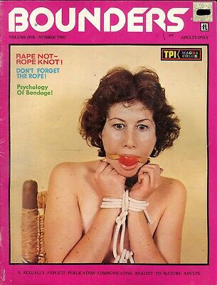Bounders Magazine Psychology Of Bondage vol.1 #2 1970's 041818lm-ep2 - Used