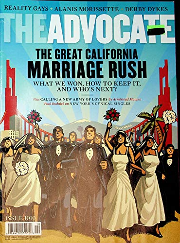 The Advocate Gay Magazine The Great California Marriage Rush #1010 July 2008