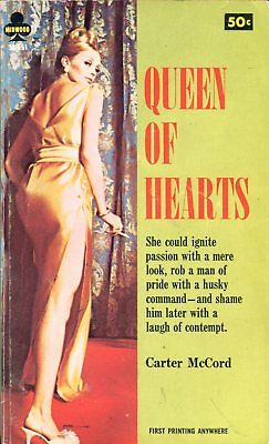 Queen Of Hearts Novel by Carter McCord 1965 Midwood Books 042614lm-epa
