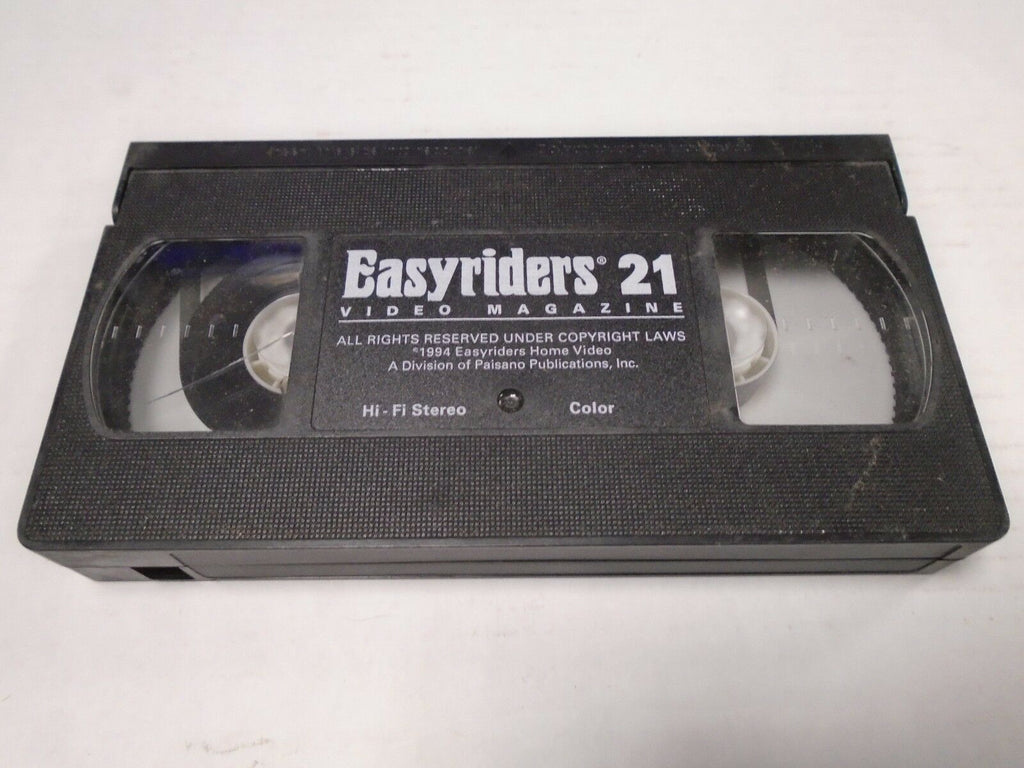 Easyriders 21 Video Magazine Adult VHS 011519AMP