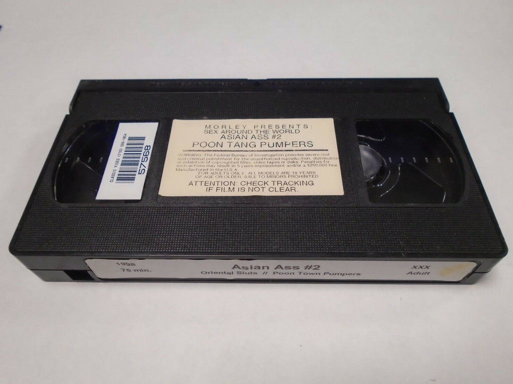 Asian Ass #2 Oriental Sluts Poon Town Pumpers 1998 75mins Adult VHS 012419AMP