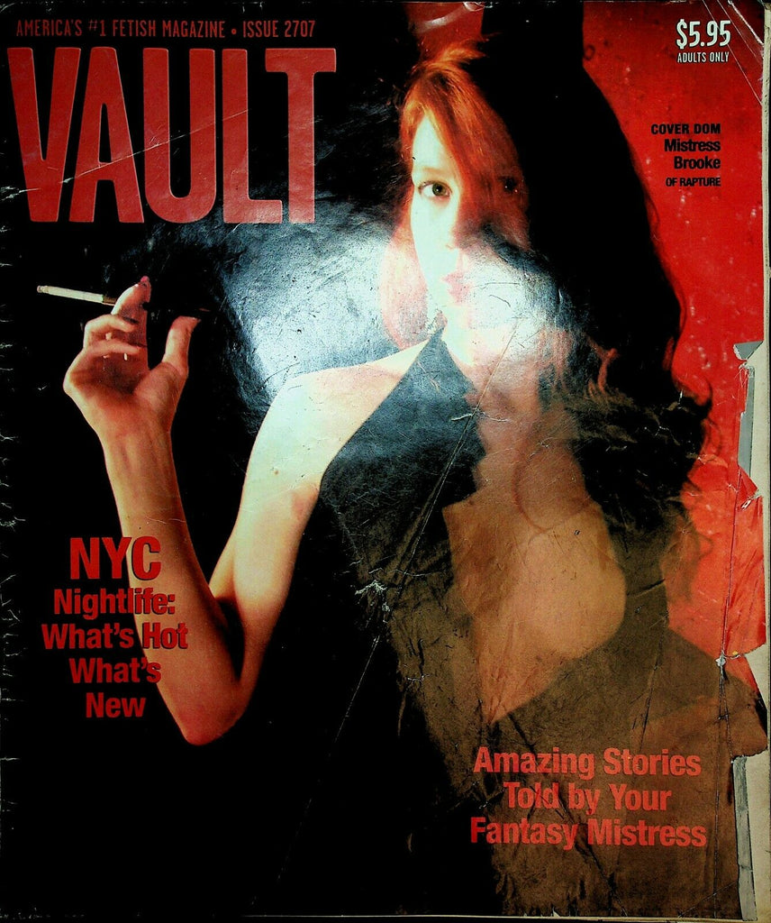 Vault Fetish Newspaper Cover Dom Mistress Brooke #2707 2001 030320lm-ep