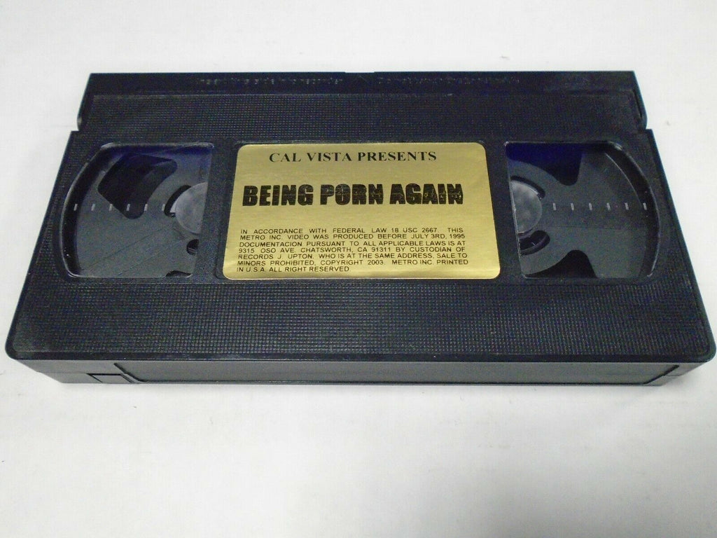 Being Porn Again Cal Vista Adult VHS 020719AMP