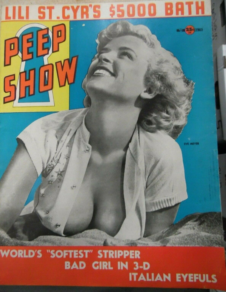 Peep Show Magazine Eve Meyer/ Lili St. Cyr vol.1 #15 1954 062519lm-ep - Used