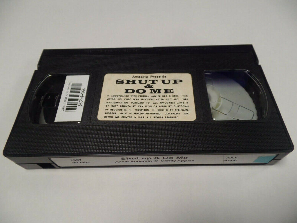 Shut Up & Do Me Annie Andersin Candy Apples 1997 90mins Adult VHS 022719AMP2