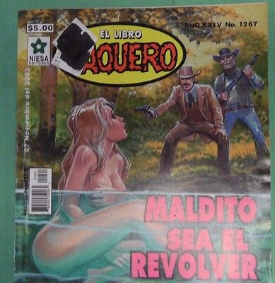 VAQUERO- MALDITO SEA EL REVOLVER Spanish Comic Novel #1267 070617lm-ep2