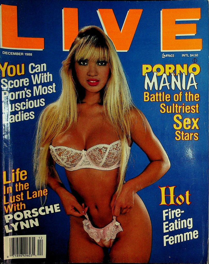 Live Magazine Covergirl Kascha/ Porsche Lynn December 1988 122720lm-ep