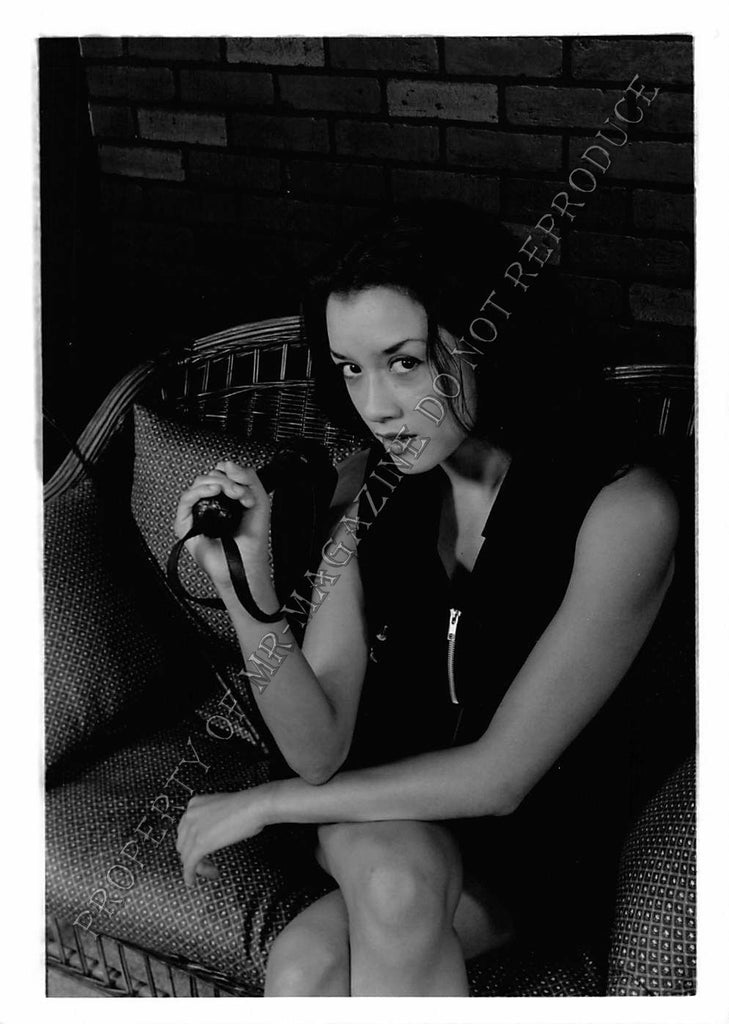 Adult Photo 1990s B&W 5x7 Bondage Lesbian Asian Tied Up Flogged 248EJ