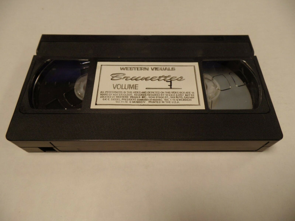 Brunettes Vol 7 Western Visuals 1994 Adult VHS 052119AMP2