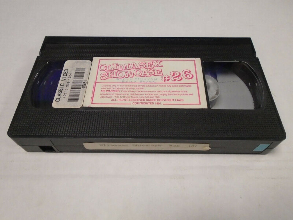 Climasex Showcase #26 Stacy Donovan Erica Boyer 1991 Adult VHS 032019AMP3