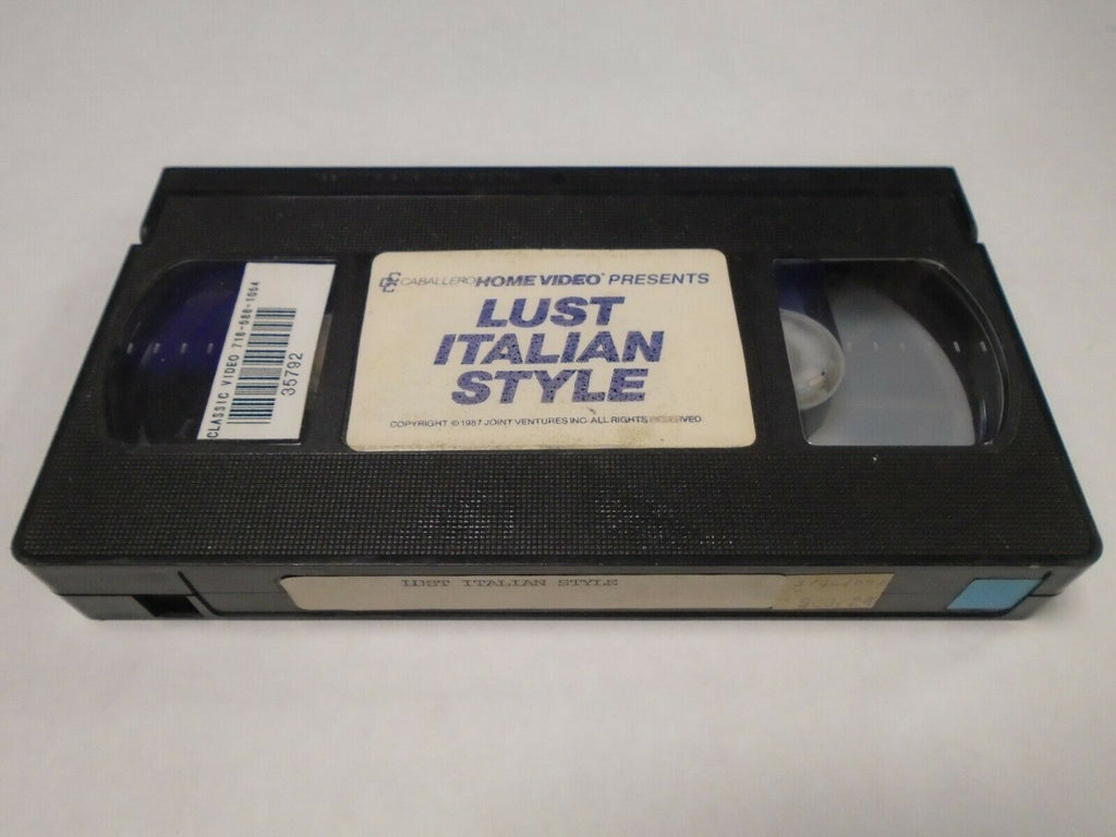 Lust Italian Style 1987 Barbara Dare Porsche Lynn Adult VHS 040319AMP