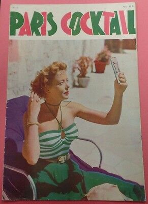Paris Cocktail Adult French Magazine #31 April 1949 121815lm-ep