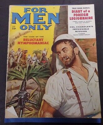For Men Only Adult Magazine Nymphomaniac April 1958 010116lm-ep