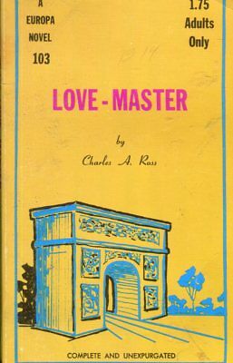 Love-Master Novel by Charles A. Ross 1968 Europa Novel 112118lm-ep
