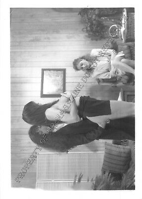 Adult Photo 1990s B&W 5x7 HOM Bondage Queen Ashley Renee Bound & Pleasured 27YF
