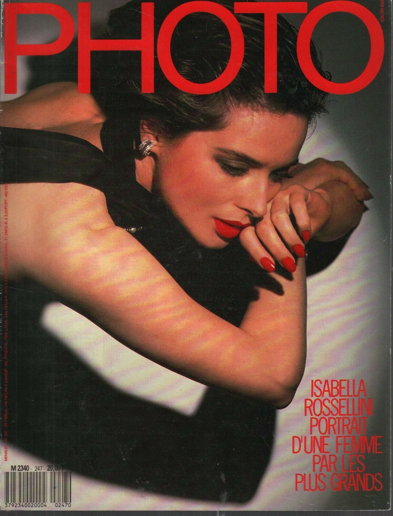 Photo Photo French Magazine April 1988 Isabella Rossellini 100419AME3