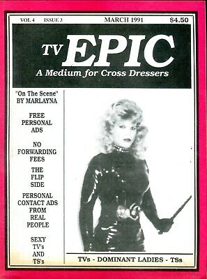 TV Epic Magazine Medium For Cross Dressers March 1991 050318lm-ep2