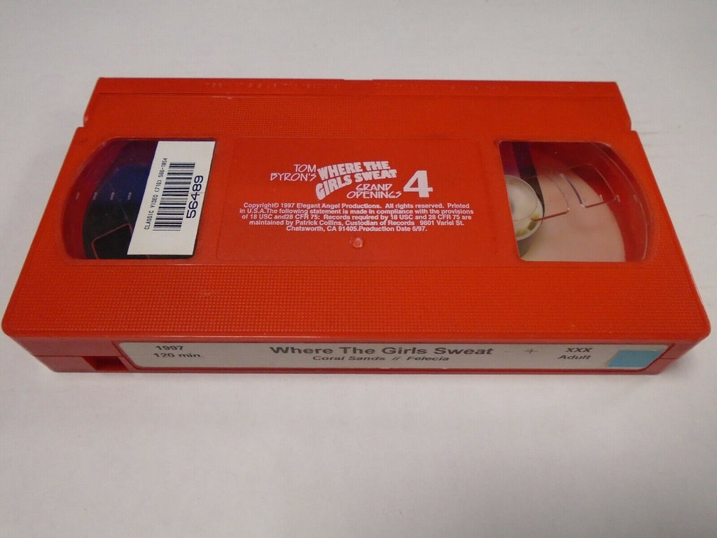 Where the Girls Sweat #4 Coral Sands Felecia 1997 120mins Adult VHS 022819AMP