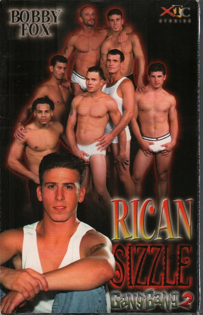 Rican Sizzle Gang Bang 2 Bobby Fox Gay Male Adult VHS 080519AMP2