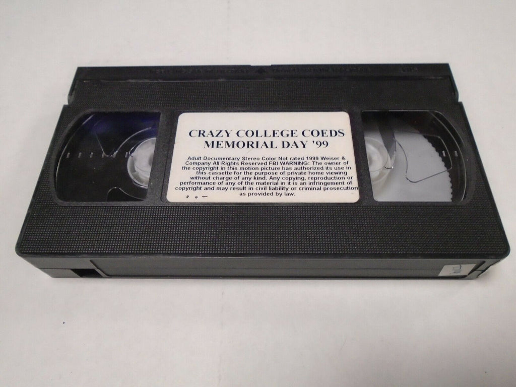 Crazy College Coeds Memorial Day 1999 Adult VHS 031819AMP