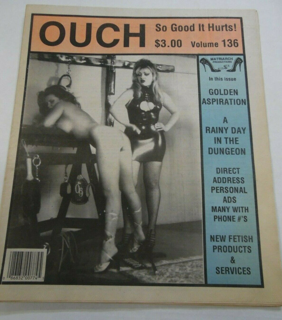 Ouch Fetish Newspaper Rainy Day In The Dungeon vol.136 1997 013020lm-ep