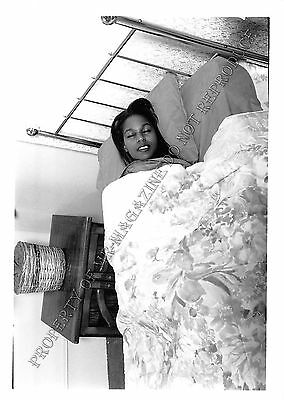 Adult 1990s B&W Photo 5x7 Bondage Lesbian Ashley Renee Tickling Tied Woman 157LR