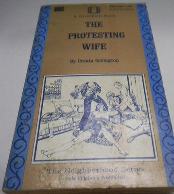 The Protesting Wife Adult Novel by Ursula Covington 1973 022514lm-ep