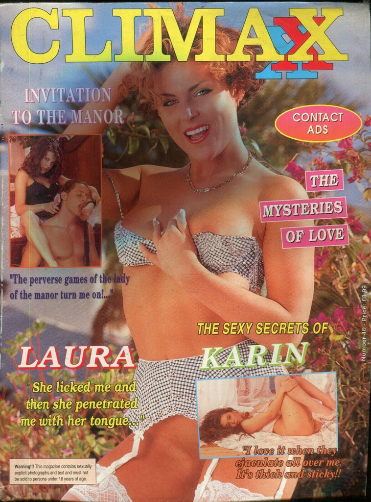 Climaxx Magazine Laura /The Mysteries Of Love #46 1994 122319lm-ep