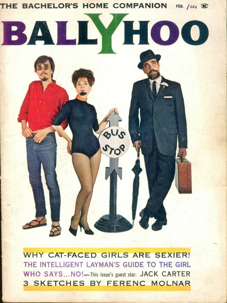 BallYhoo Vintage Magazine Lauren Bacall / Eartha Kitt February 1961 101819lm-ep