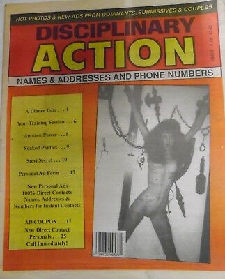 Disciplinary Action Fetish Contacts Newspaper #106 1997 052118lm-ep2