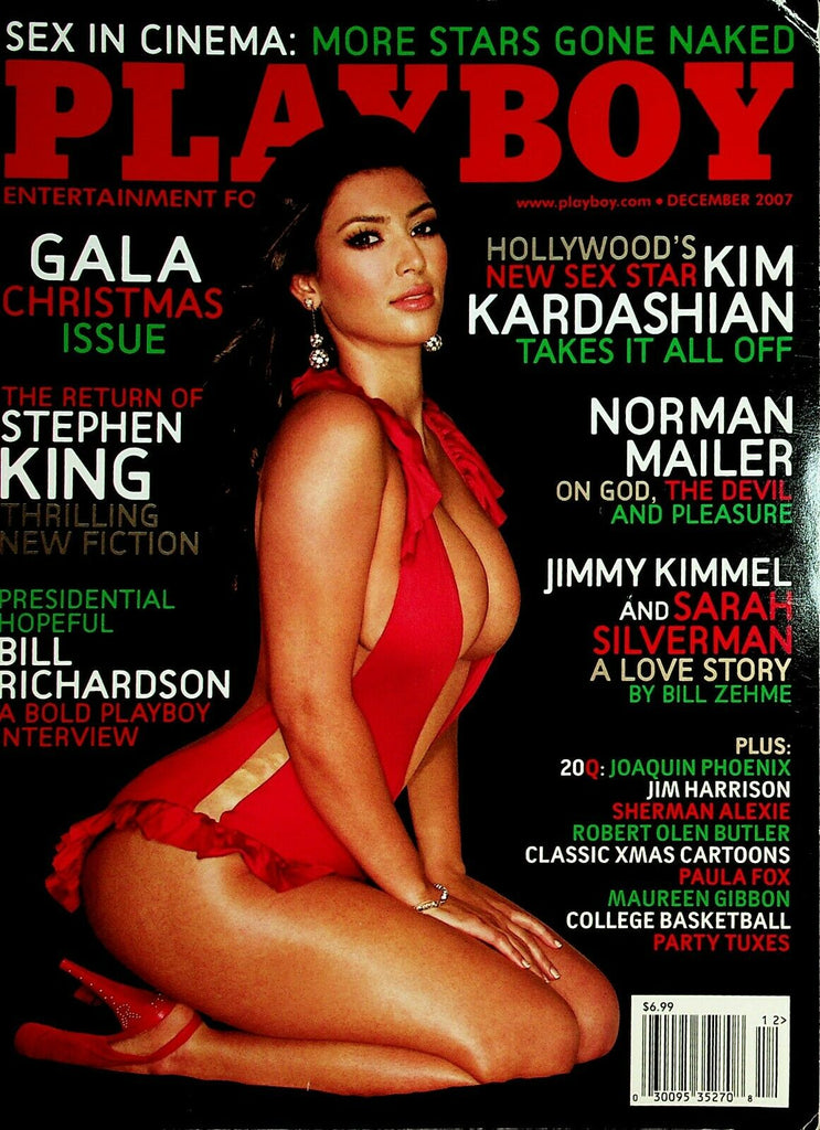 Playboy Magazine Kim Kardashian December 2007 Gala Xmas Issue 080526AMP-