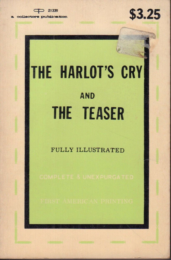 The Harlot's Cry and The Teaser Boccaccio 1969 Collectors Adult Book 041318DBEP