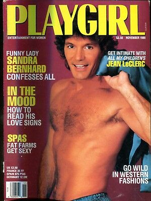 Playgirl Magazine Jean LeClerc November 1989 121017lm-ep