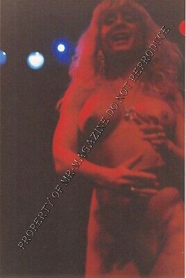 Nina Hartley Candid Original 4x6 Photo 1990s Performing Nude at Live Show 332ig
