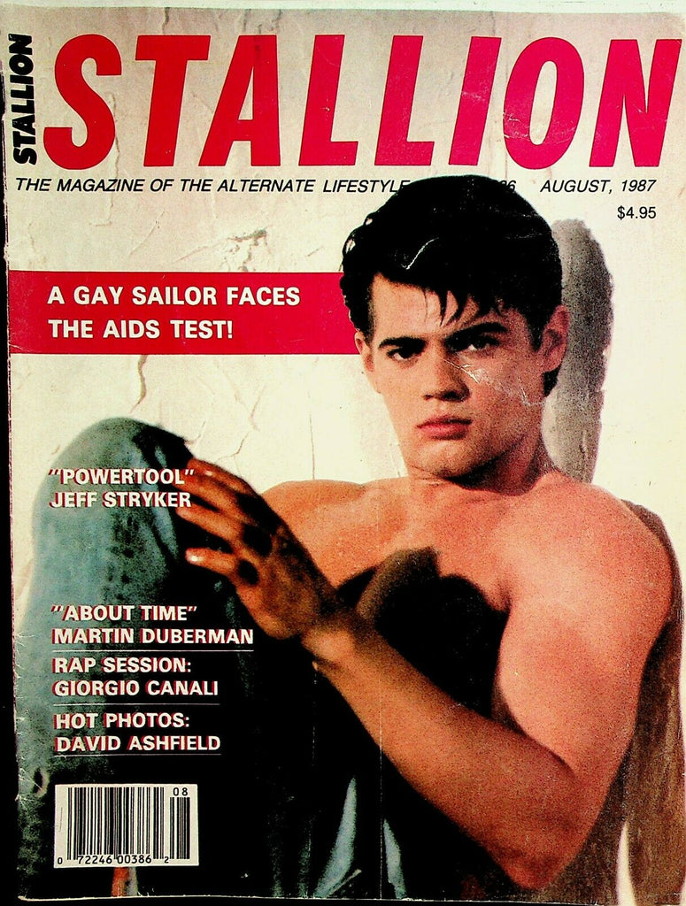 Stallion Gay Magazine "Powertool" Jeff Stryker August 1987 032621lm-ep