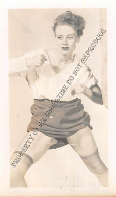 Adult Vintage B&W Photo 2.5x4 Beautiful Brunette Undressing Strip Tease 139HV