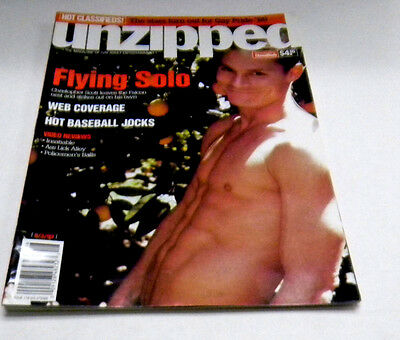 Unzipped Gay Adult Magazine Flying Solo August 1999 ex 041114lm-ep