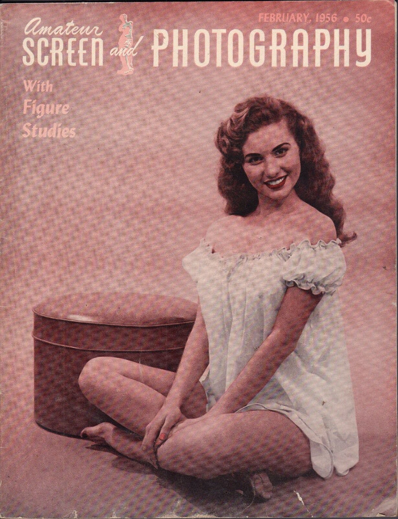 Amateur Screen And Photography February 1956 Vintage Pin-ups VG 110916DBE